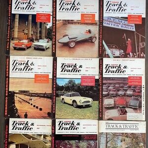 TRACK AND TRAFFIC MAGAZINE CANADA, LOT OF 9 ISSUES from 1960